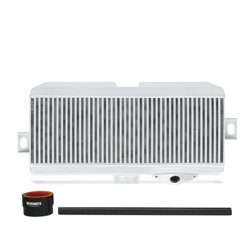 Mishimoto Subaru 08-15 WRX STi Top-Mount Intercooler Kit - Powder Coated Silver &amp; Black Hoses
