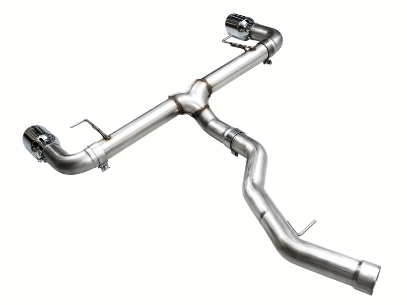 AWE Tuning 19-23 BMW 330i / 21-23 BMW 430i Base G2X Track Edition Axle-Back Exhaust - Chrome Silver
