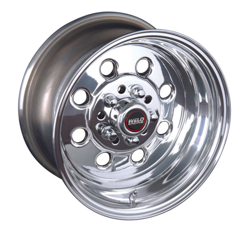 Weld Draglite 15x12 / 5x4.5 &amp; 5x4.75 BP / 5.5in. BS Polished Wheel - Non-Beadlock