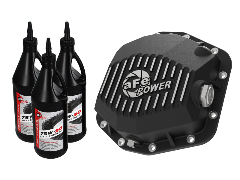 aFe Power Cover Diff Rear Machined w/ Gear Oil 2019 Ford Ranger (Dana M220)