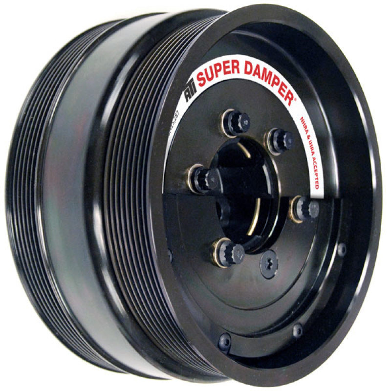 ATI Damper - 8.48in - Steel - 8 &amp; 6 Grv - Ford 6.4 - Powerstroke - 08-10 - Ext Bal - 3 Ring - Diesel
