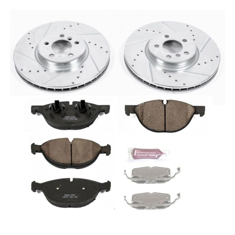 Power Stop 08-09 BMW X6 Front Z23 Evolution Brake Kit