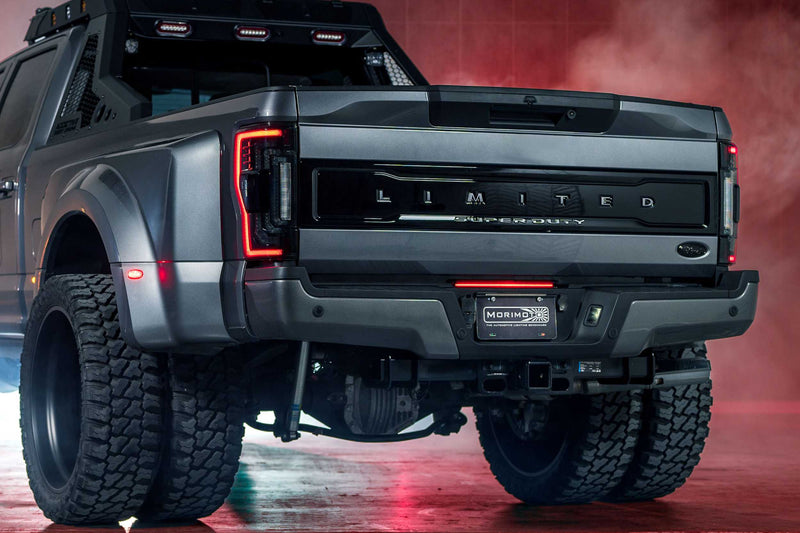 XB LED Tail Lights: Ford Super Duty (17-22) (Pair / Smoked)