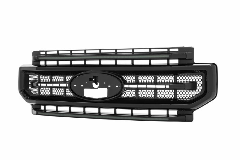 XBG LED Grille: Ford Super Duty (20-22) (Unfinished / White DRL)