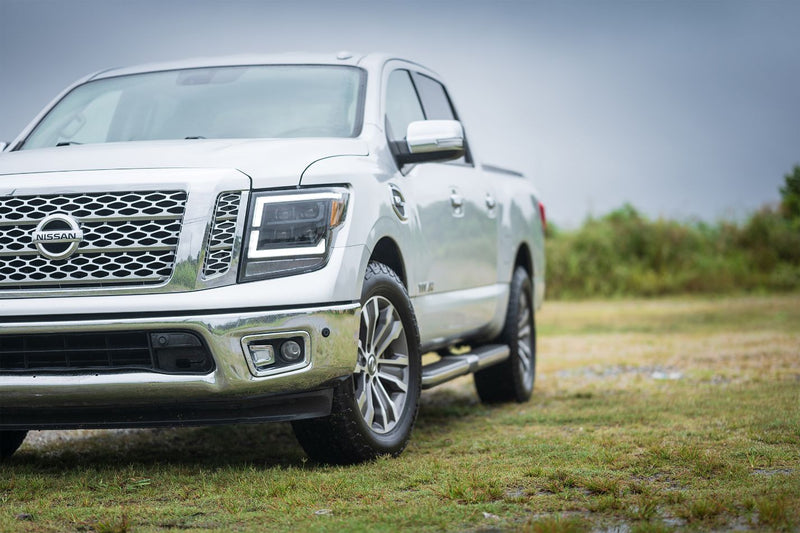 XB LED Headlights: Nissan Titan (16-20) (Pair / ASM)