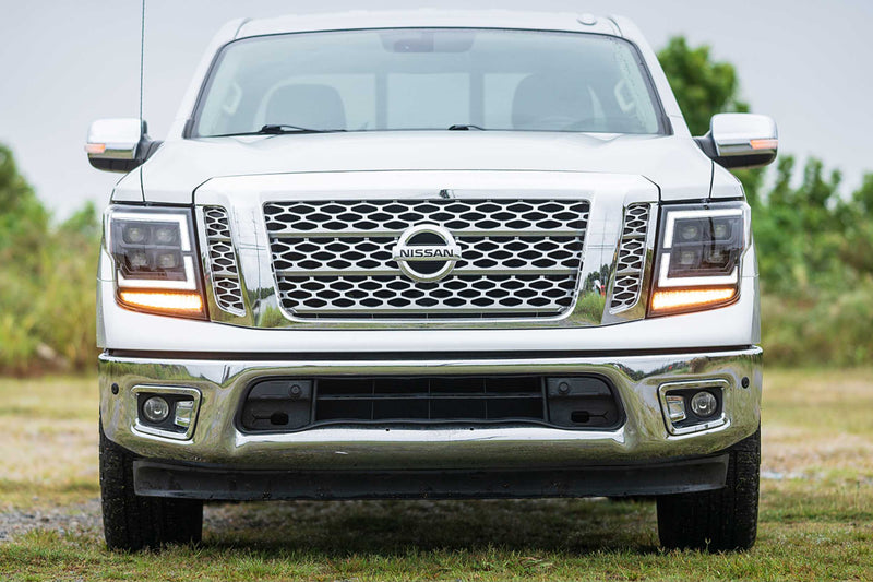 XB LED Headlights: Nissan Titan (16-20) (Pair / ASM)