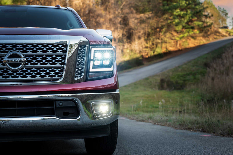 XB LED Headlights: Nissan Titan (16-20) (Pair / ASM)