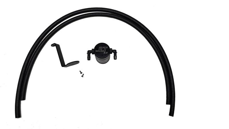 JLT 05-12 Nissan Pathfinder 4.0L Passenger Side Oil Separator 3.0 - Black Anodized