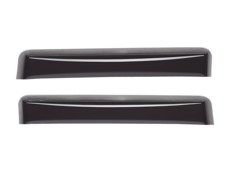 WeatherTech 14+ Chevrolet Silverado 1500 Rear Side Window Deflectors - Dark Smoke