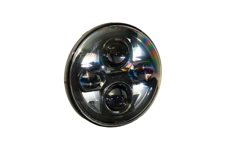 Sealed Beam: Morimoto Sealed7 2.0 (Black) (7in Round)
