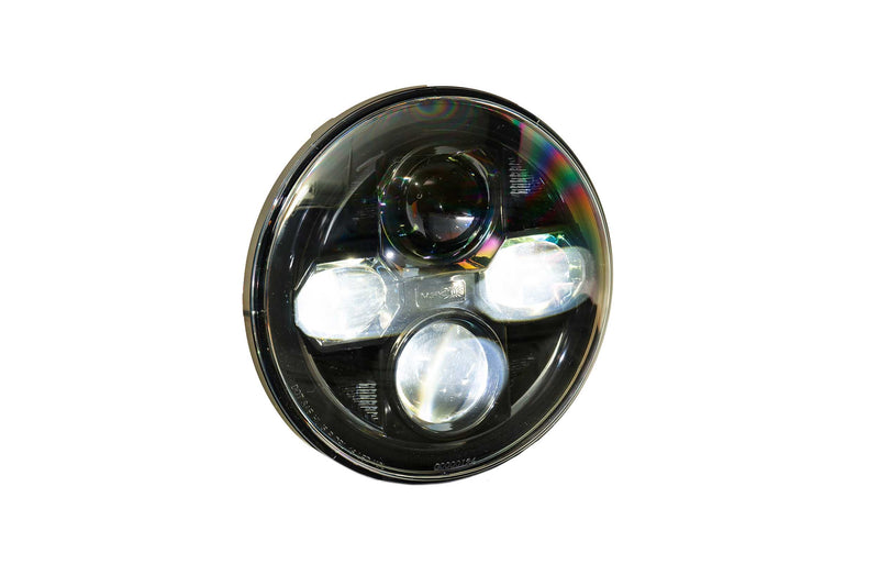 Sealed Beam: Morimoto Sealed7 2.0 (Black) (7in Round)