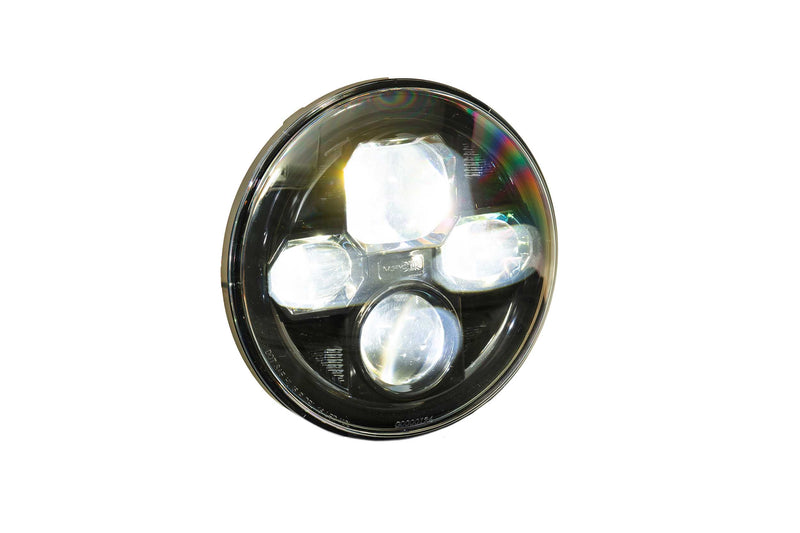 Sealed Beam: Morimoto Sealed7 2.0 (Black) (7in Round)