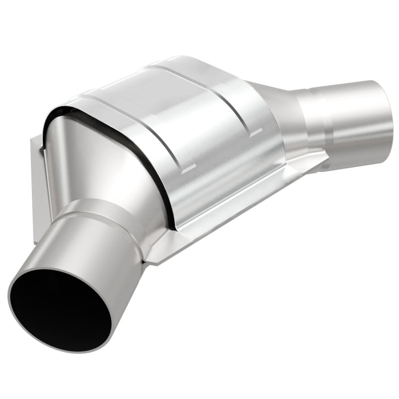 MagnaFlow Universal Catalytic Converter 2.50 Angled In / Out OEM