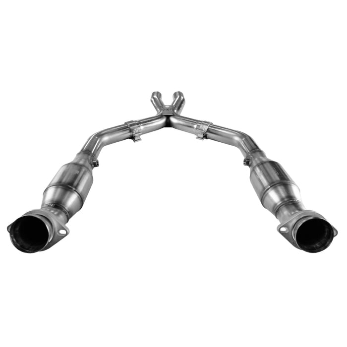 Kooks 05-10 Ford Mustang GT 2 1/2in x 2 1/2in OEM Exhaust GREEN Cat X Pipe