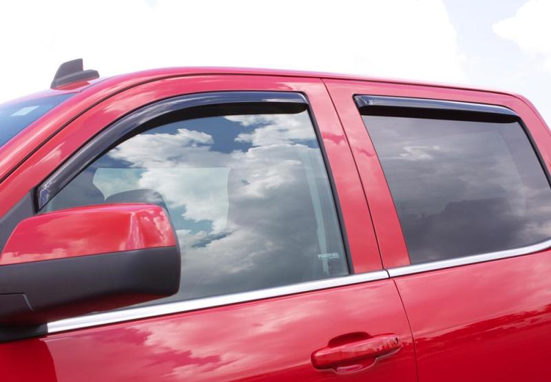 AVS 11-18 Jeep Grand Cherokee (Not L Model) Ventvisor In-Chnl FRT & RR Window Deflectors 4pc - Smoke