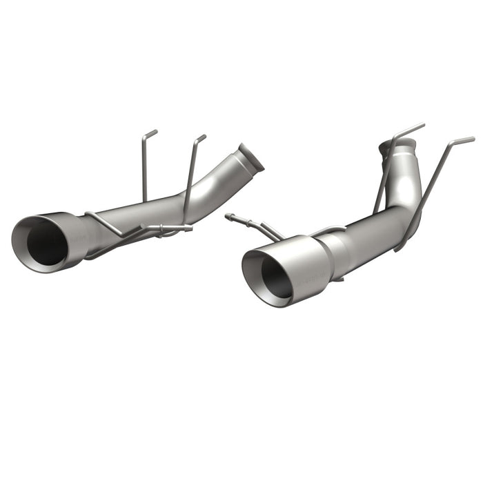 MagnaFlow 13 Ford Mustang Dual Split Rear Exit Stainless Axle-Back Cat Back Exhaust (Competition)