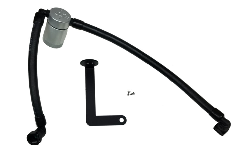 JLT 10-19 Ford Flex EcoBoost V6 Passenger Side Oil Separator 3.0 - Clear Anodized