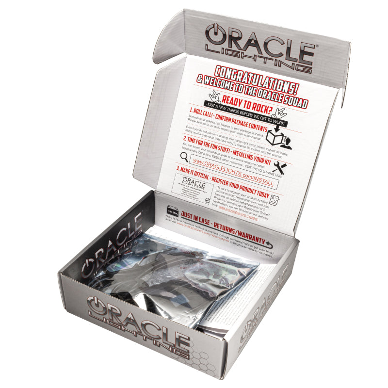 Oracle 21-22 Ford Bronco Headlight Halo Kit w/DRL Bar - Base Headlights -w/2.0 Controller