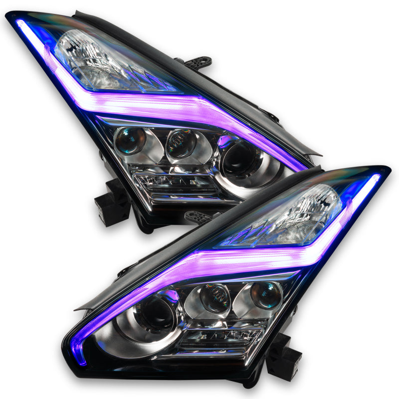 Oracle 15-21 Nissan GT-R Lightning Bolt Headlight DRL RGB+W w/ Simple Controller