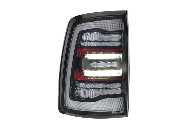 XB LED Tail Lights: Dodge Ram (09-18) (Pair / Smoked) (Gen 2)