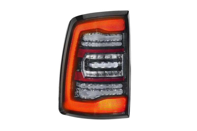 XB LED Tail Lights: Dodge Ram (09-18) (Pair / Smoked) (Gen 2)