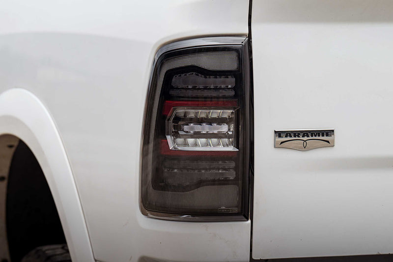 XB LED Tail Lights: Dodge Ram (09-18) (Pair / Smoked) (Gen 2)