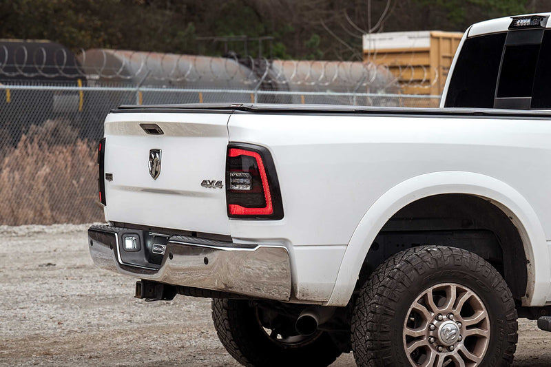 XB LED Tail Lights: Dodge Ram (09-18) (Pair / Smoked) (Gen 2)