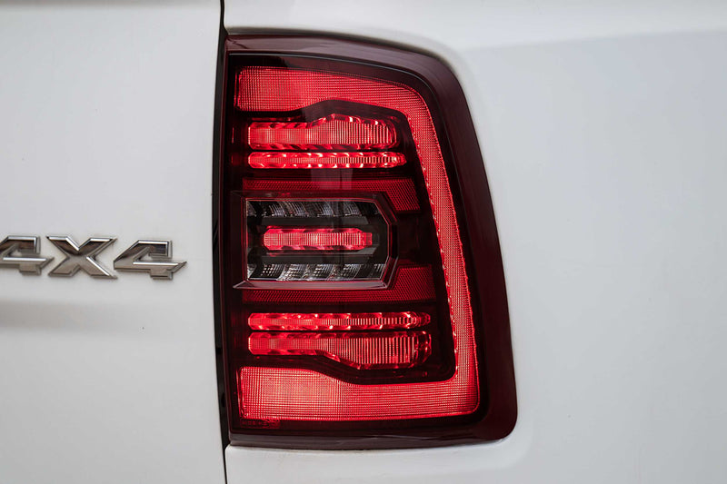 XB LED Tail Lights: Dodge Ram (09-18) (Pair / Red) (Gen 2)