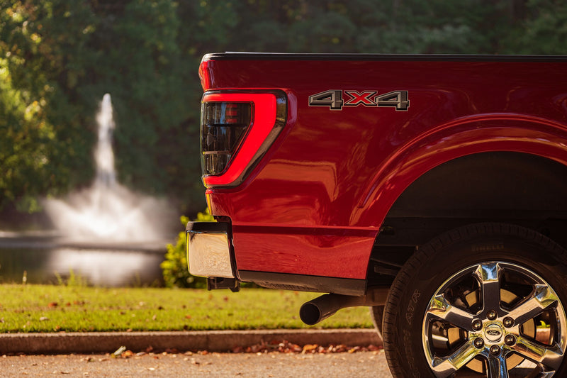 XB LED Tail Lights: Ford F150 (2021+) (Pair / BLIS / Smoked)