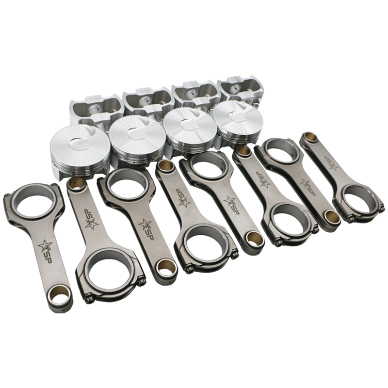 TSP H-Beam Rod and JE L83 Drop In Piston Combo - No Balance w/ L83 Crank