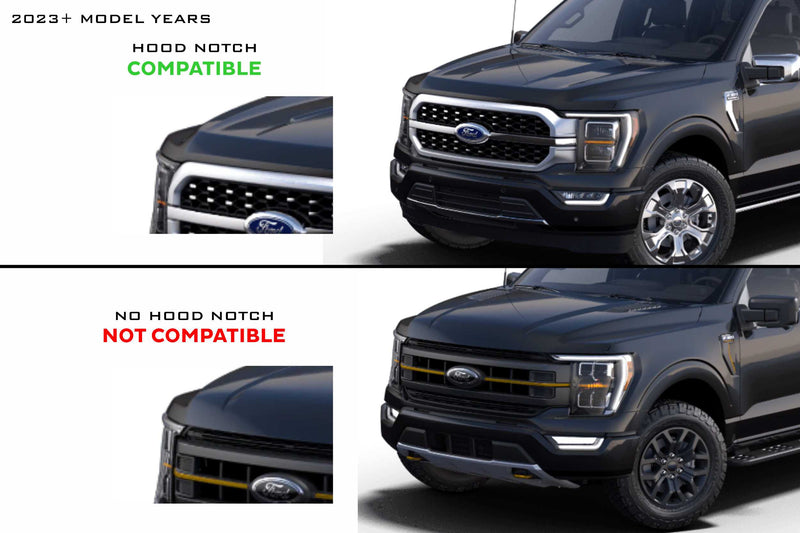 XBG LED Grille: Ford F150 (2021+) (Unfinished / White DRL)