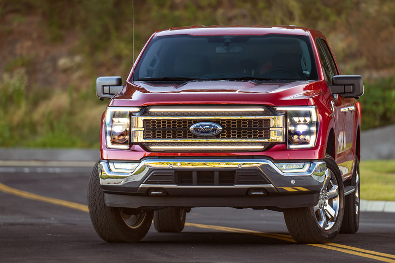 XBG LED Grille: Ford F150 (2021+) (Unfinished / White DRL)