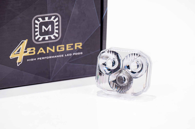 Morimoto 4Banger Replacement Lens (White / Spot)