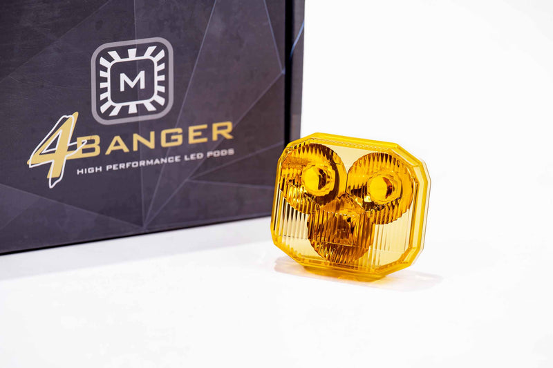 Morimoto 4Banger Replacement Lens (Yellow / Combo)