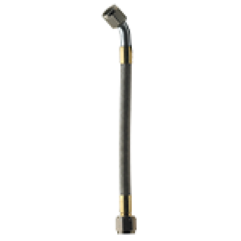 Fragola -8AN Hose Assembly Straight x 45 Degree Alum Nut 36in
