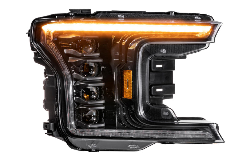 XB LED Headlights: Ford F150 (18-20) (Pair / ASM Amber DRL) (Gen 2)
