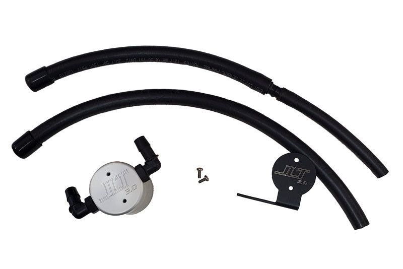 JLT 07-20 Toyota Tundra 5.7L Driver Side Oil Separator 3.0 - Clear Anodized