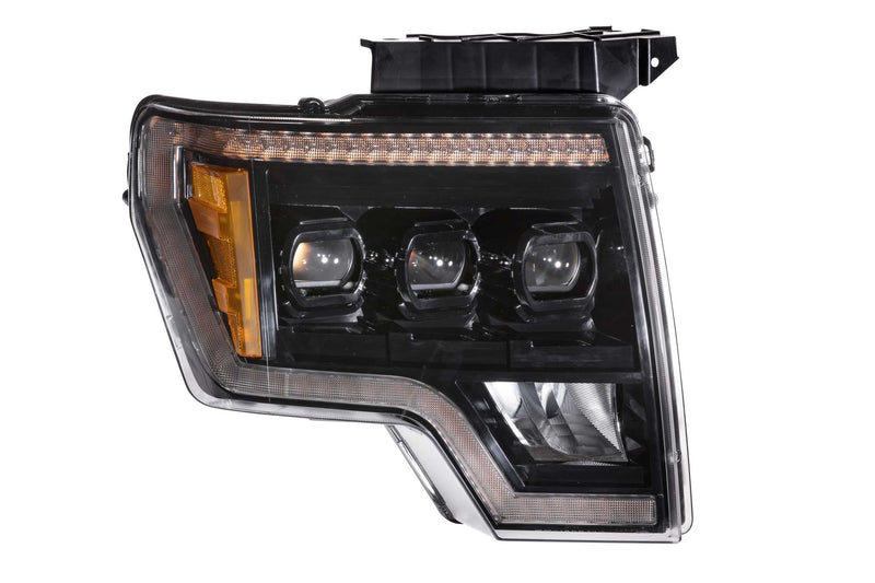 XB LED Headlights: Ford F150 (09-14) (Pair / ASM Amber DRL)