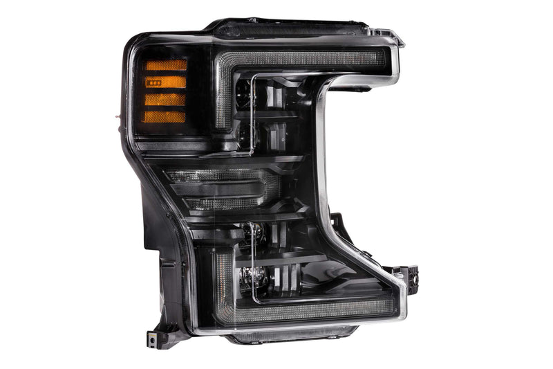 XB LED Headlights: Ford Super Duty (2020+) (Pair / ASM Amber DRL)