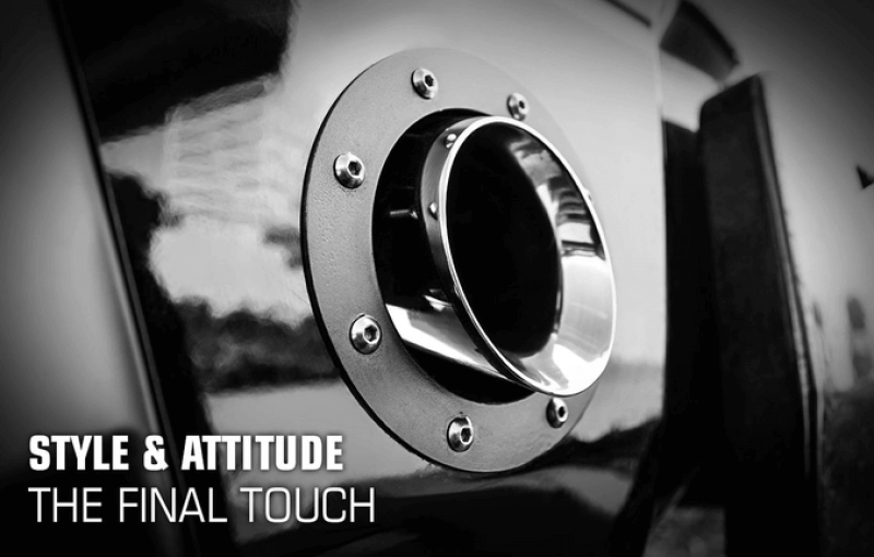 MagnaFlow Black Series Tip W/Clamp 5x20 4 ID BLACK