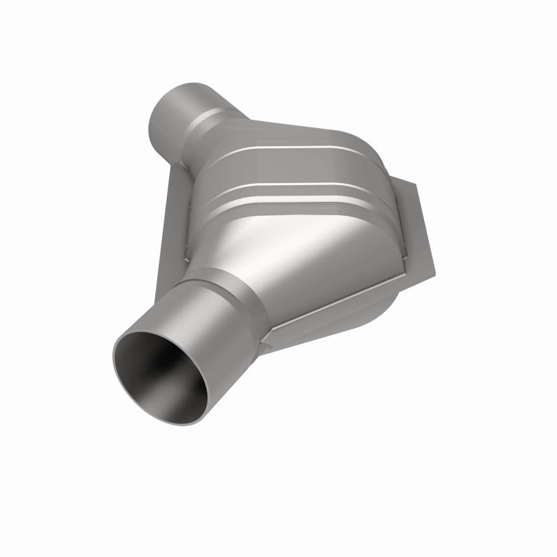 MagnaFlow Universal Catalytic Converter 2 inch Angled O/O PC2 Front