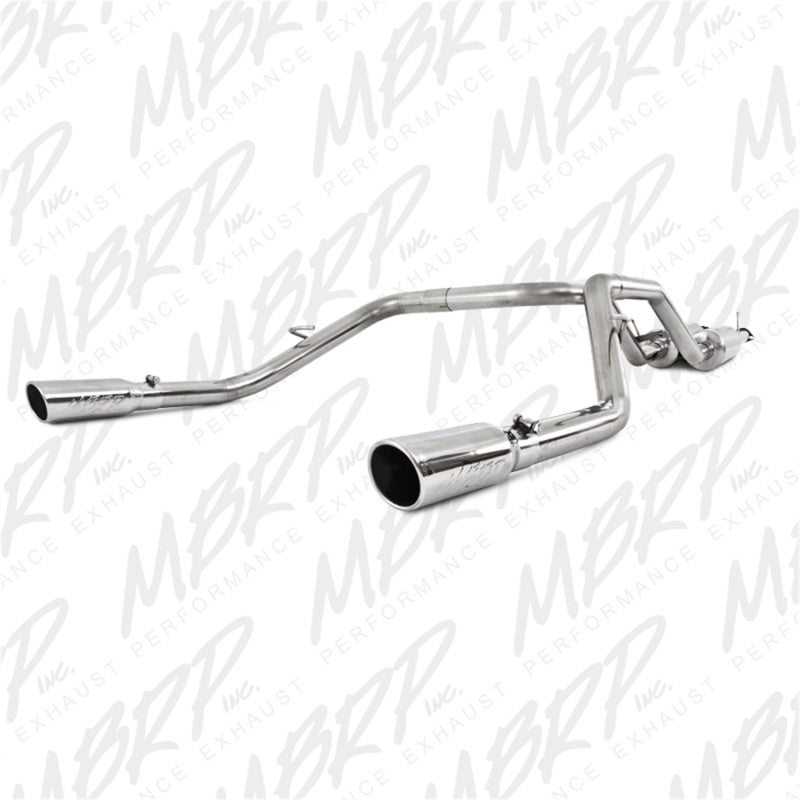 MBRP 2009-2010 Toyota Tundra 5.7L EC-Std. &amp; SB/CC-SB Cat Back Dual Split Rear
