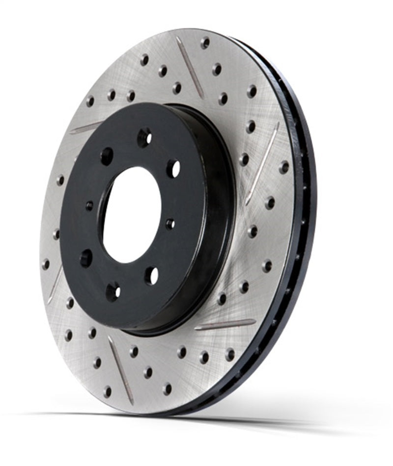 StopTech Select Sport 02-06 Cadillac Escalade / Avalanche 1500 Slotted and Drilled Left Front Rotor (CLOSE OUT)