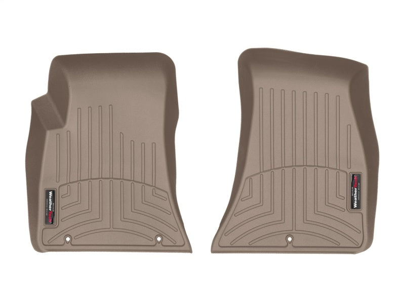 WeatherTech 2015+ Dodge Challenger Front FloorLiner - Tan (Does not fit GT Model)