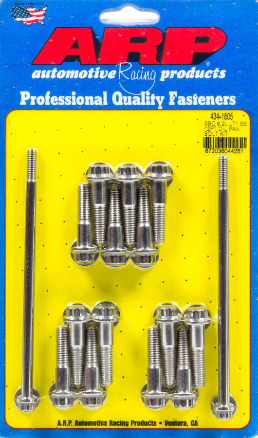ARP Chevy LT1 6.2L Oil Pan 12pt Stainless Steel Bolt Kit