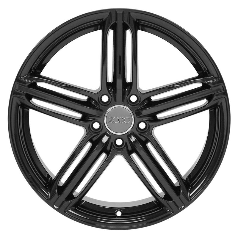 18" Replica Wheel AU12 Fits Audi RS6 Rim 18x8 Black Wheel ET35