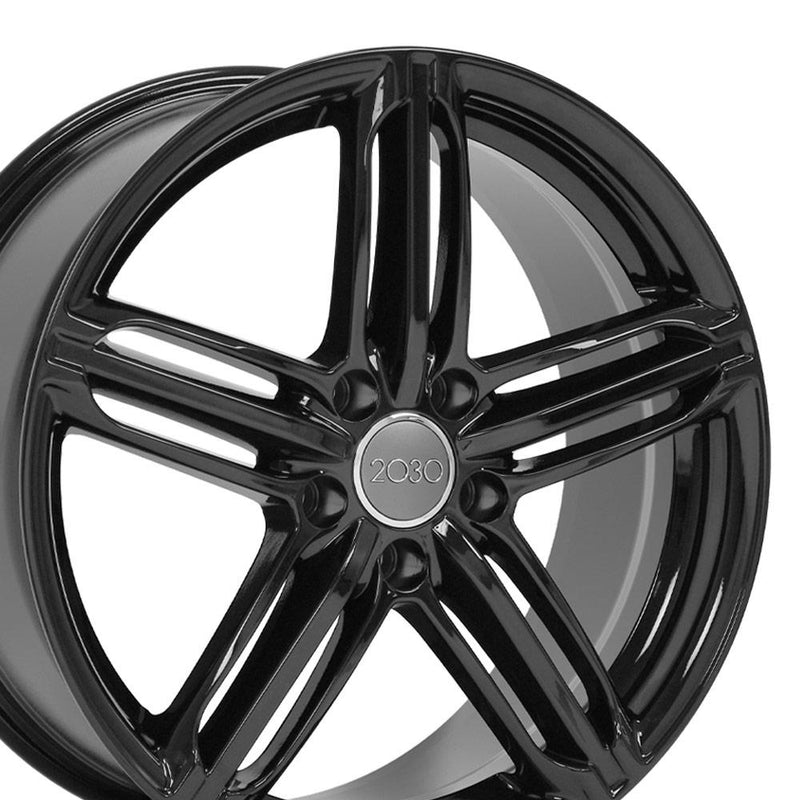 18" Replica Wheel AU12 Fits Audi RS6 Rim 18x8 Black Wheel ET45