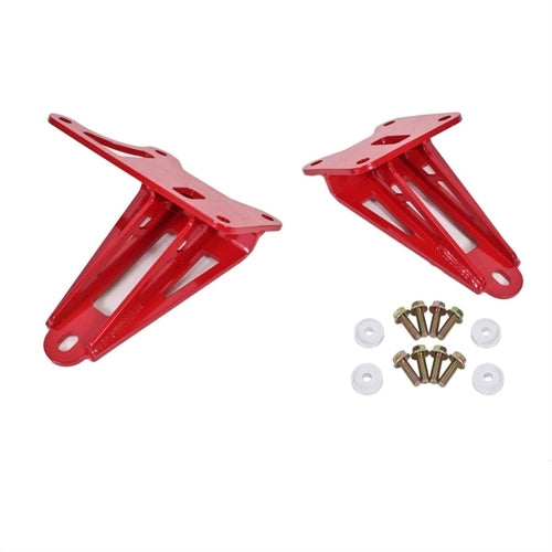 BMR 11-17 S197 Mustang Motor Mount Brackets - Red