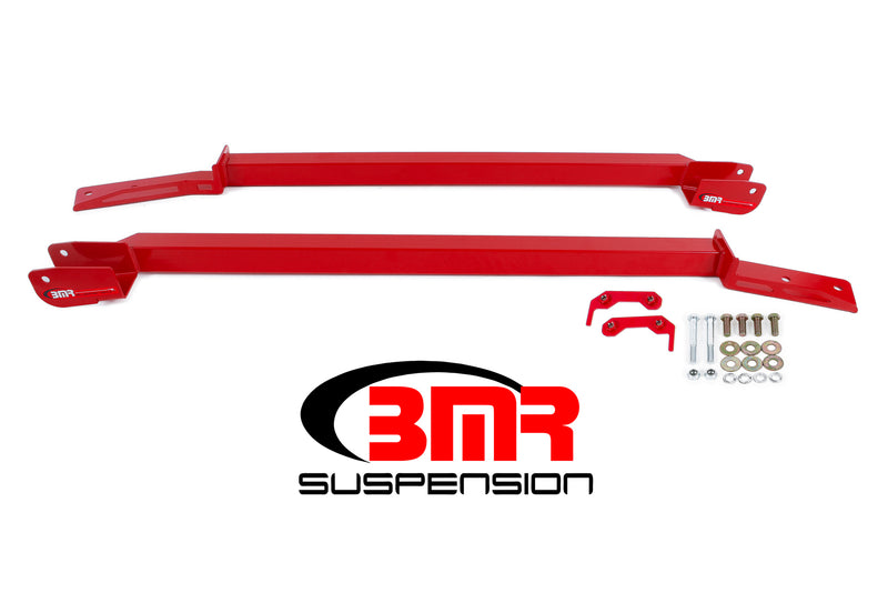 BMR 93-02 F-Body Non-Convertible Bolt-On Boxed Subframe Connectors - Red