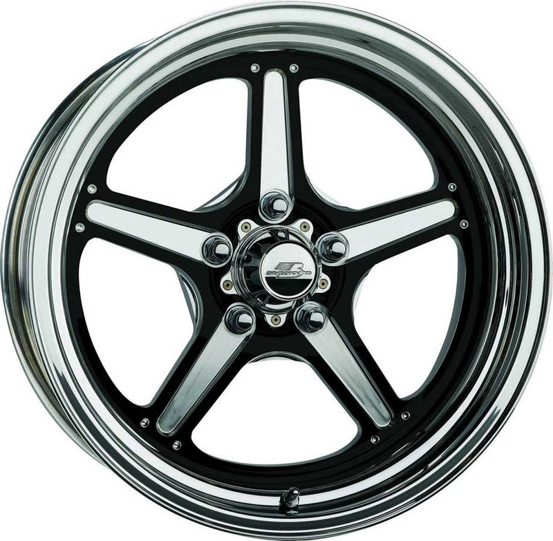 Street Lite Black Wheel 15x8 5.5in BS